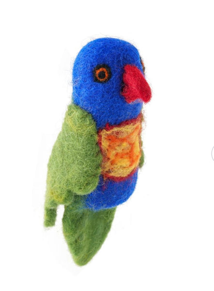 Finger Puppet-Felt Lorikeet
