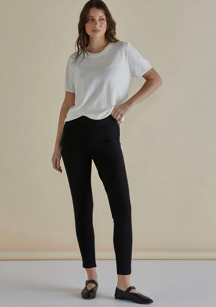 Gwen Ponte Legging - Black