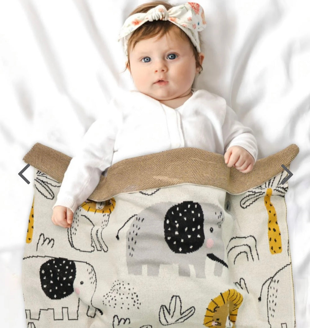 Jungle Jim Baby Blanket