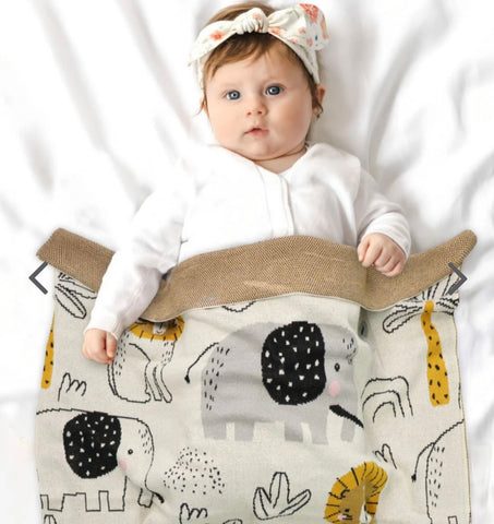 Jungle Jim Baby Blanket