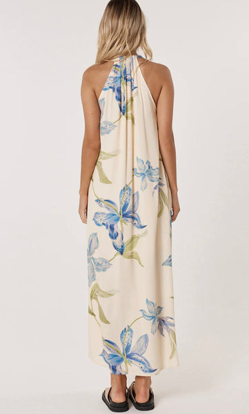 Anthea Maxi Dress - White Floral