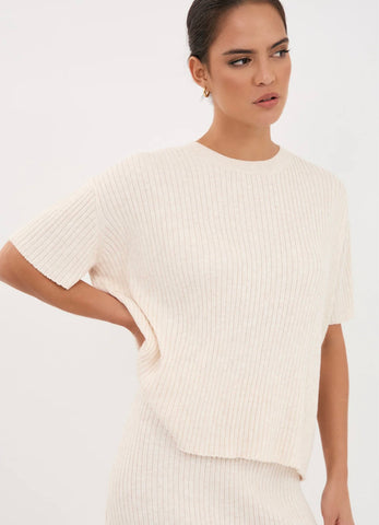 Shani Rib Knit-Oat