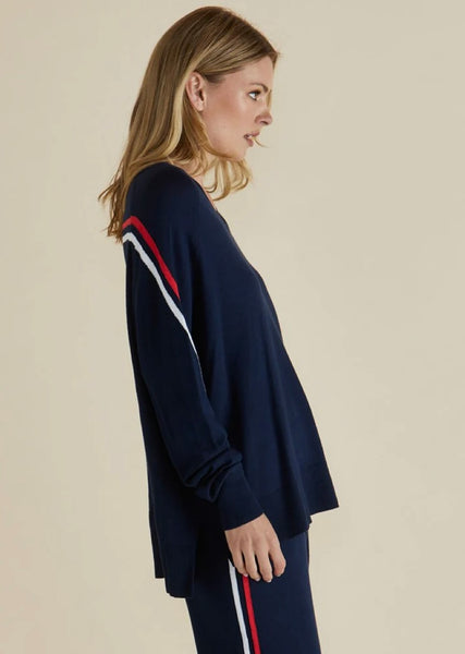 Karina Knit Sweater - Navy
