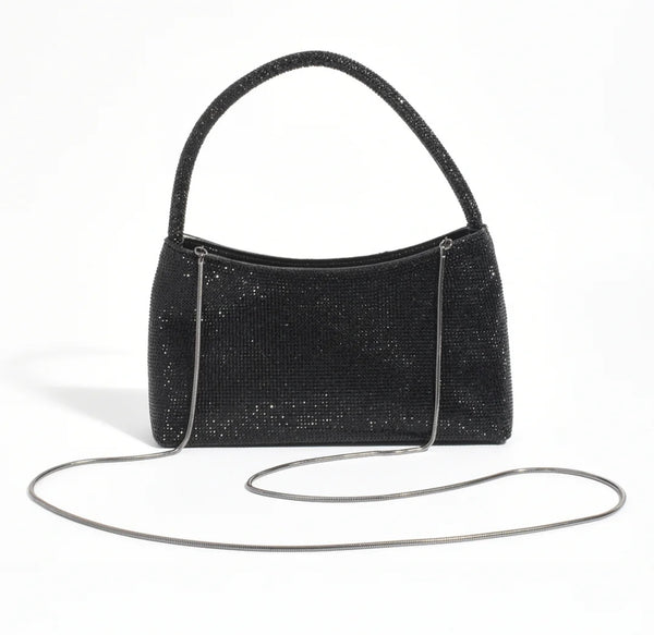 Astrid Diamanté Mini Bag Black