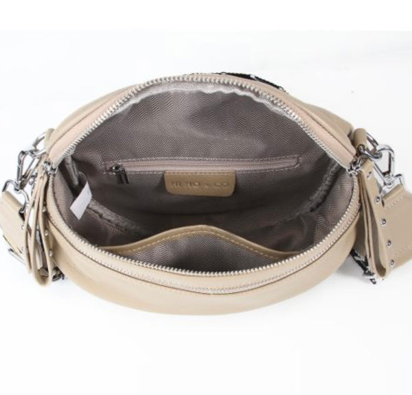 Voyager Double Zip Taupe
