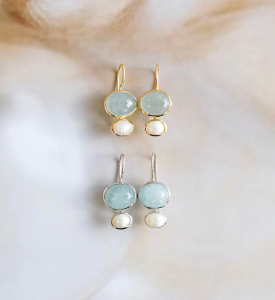 Cubism Earring-Blue
