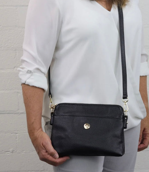 Trisha leather crossbody