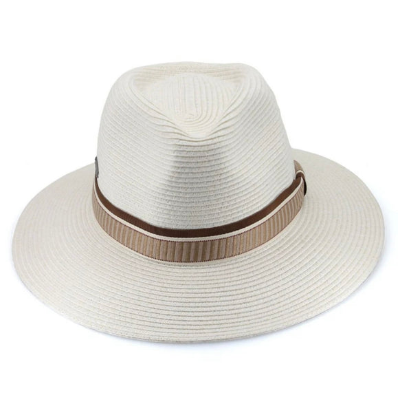 Veneto Fedora - Ivory/ sky
