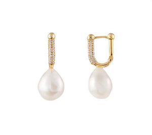 Tidal Earrings-Gold
