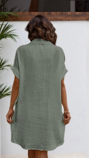 Coconut Button Front Top