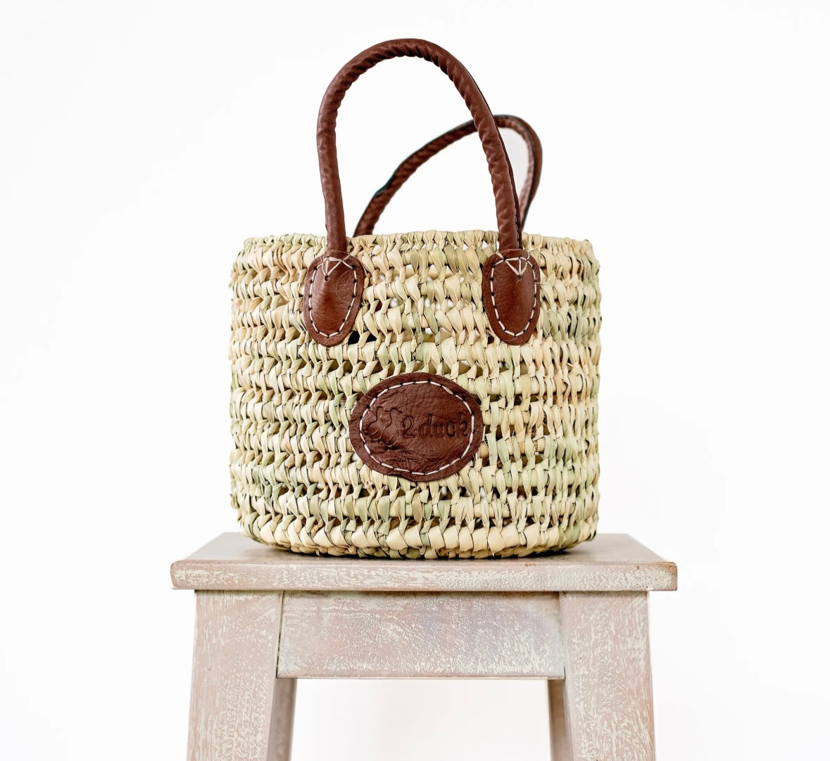 Baby Open Weave round basket
