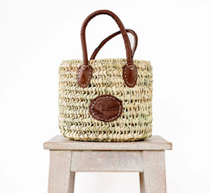 Baby Open Weave round basket