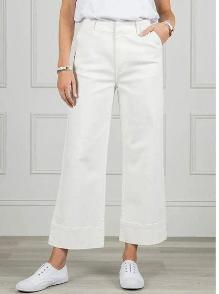 Wanda Denim Pant White