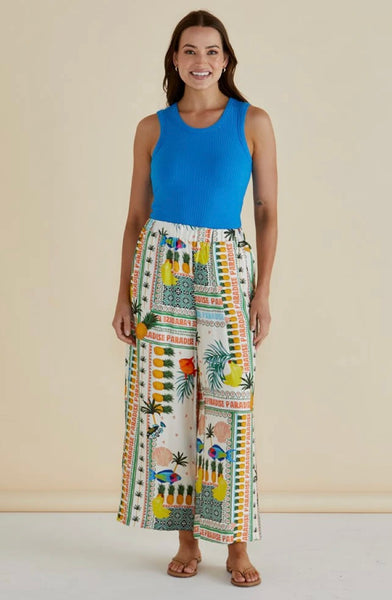 Francis Rib Tank - Blue