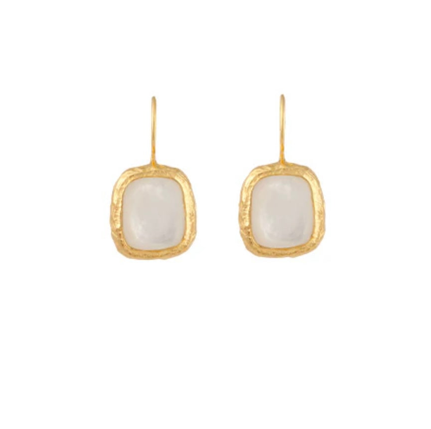Muse Earrings-Mother of Pearl