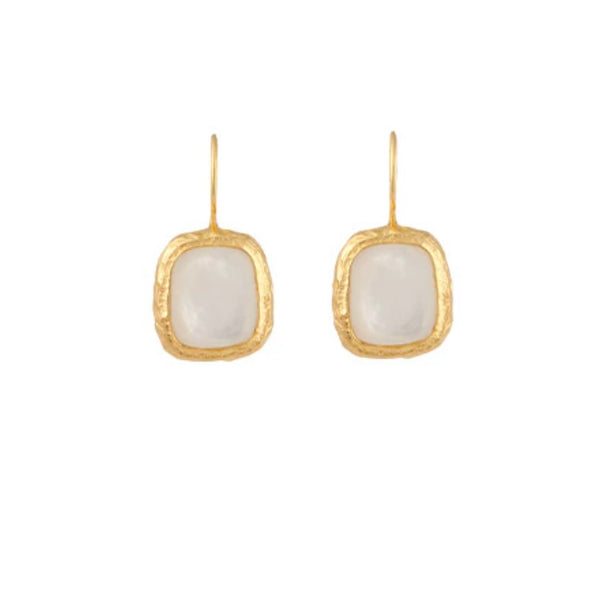 Muse Earrings-Mother of Pearl