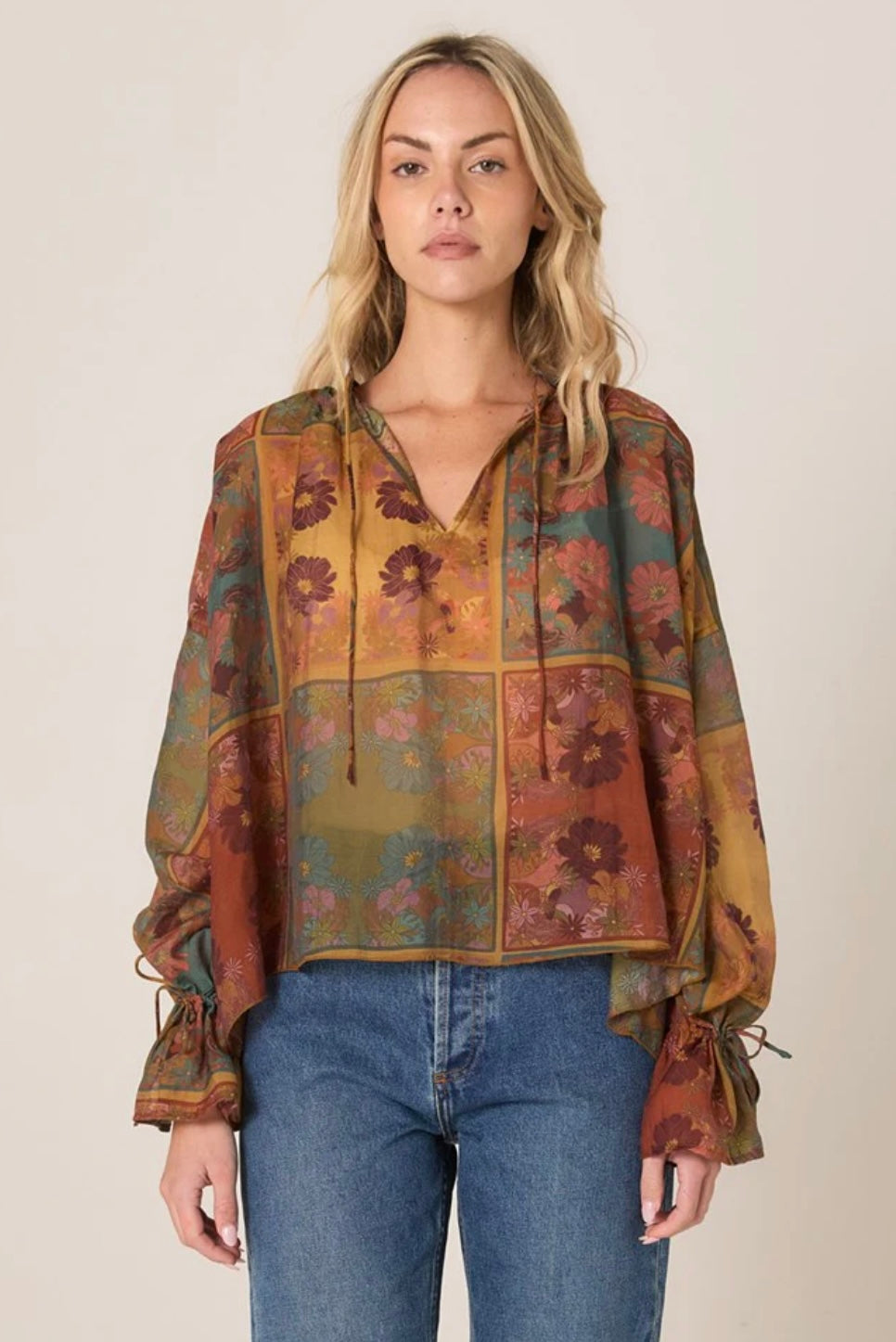 Bohemian Top - Nouveau Floral