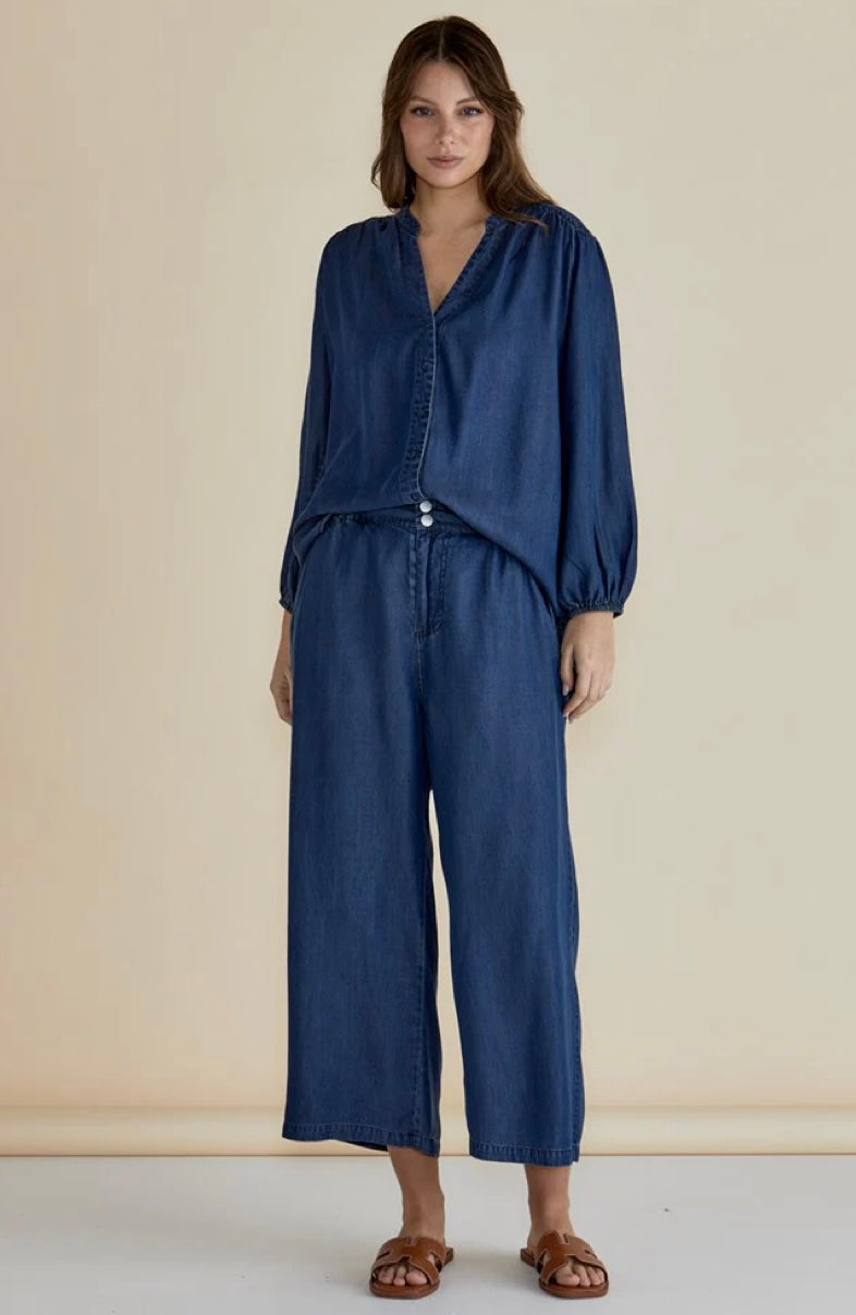 Rio Relaxed Pant - Dark Indigo