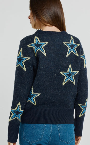 Serena Sweater - Star Jacquard