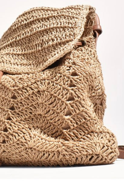 Charlie Paper Weave Backpack