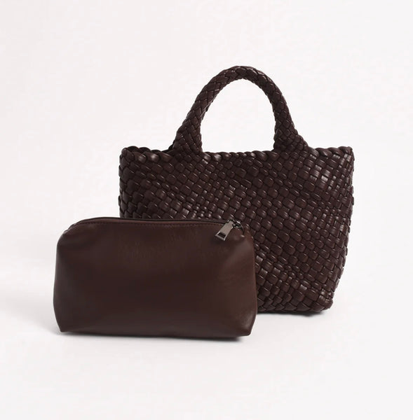 Lilah Woven Mini Tote
