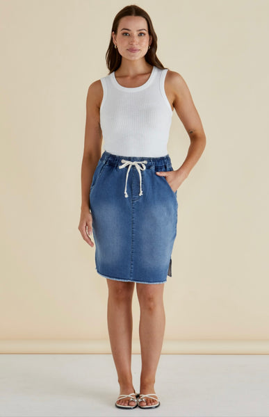 Augie Denim Skirt