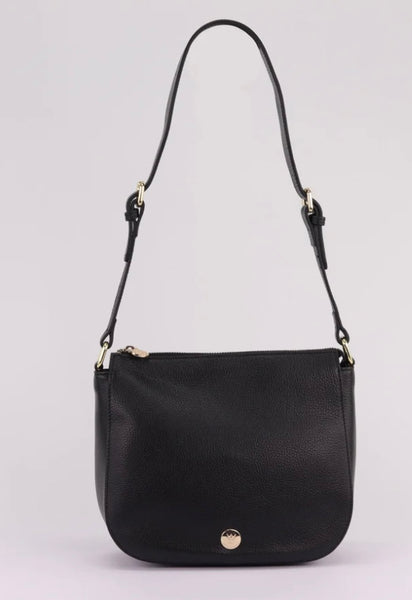 Ingrid pebbled leather shoulder bag