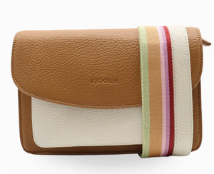 Bella Bag White Tan