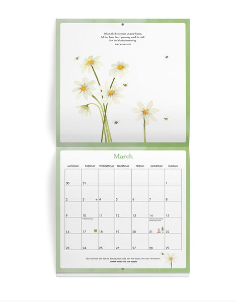 2026 Bee Wall Calendar