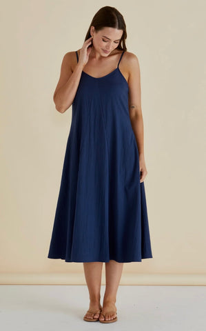 Harriet Dress - Navy Blue