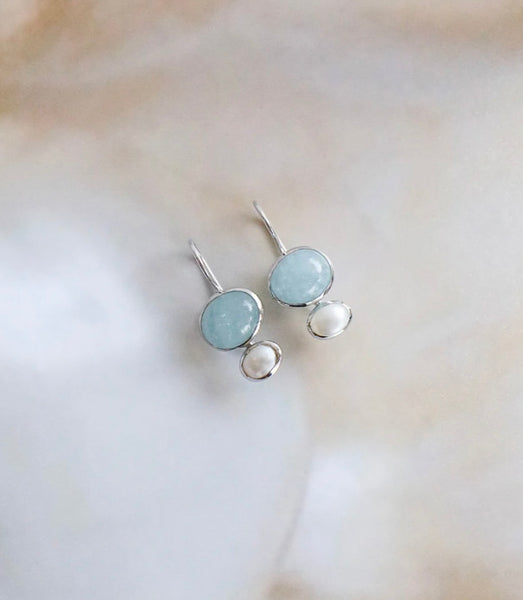 Cubism Earring-Blue