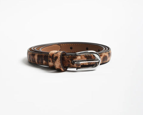 Leopard Print Belt