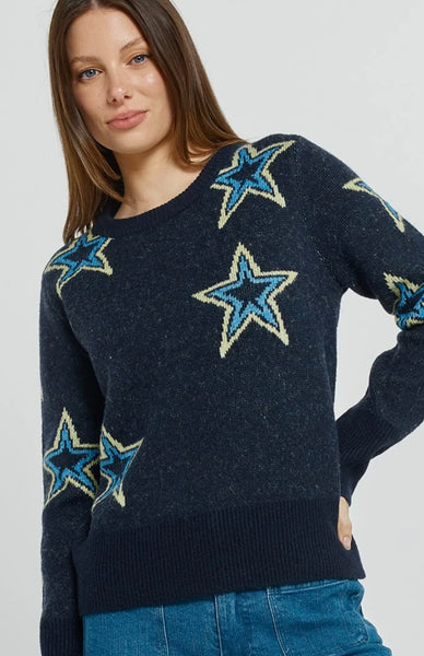 Serena Sweater - Star Jacquard