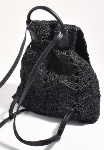 Charlie Paper Weave Backpack
