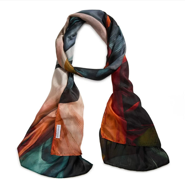 Poppy Silk Scarf