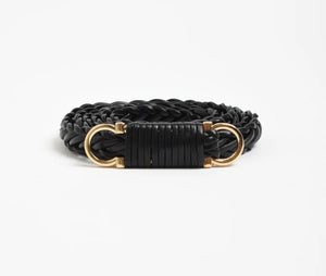 Plaited Thin Waist Belt