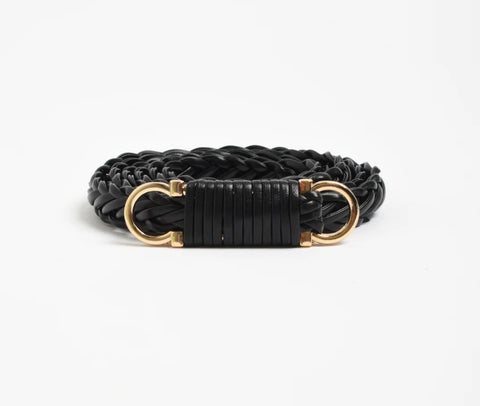 Plaited Thin Waist Belt