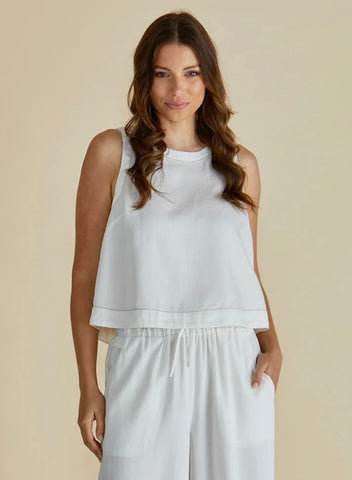 Copacabana Shell Top - White