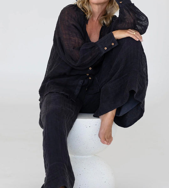 Mika Linen Blouse