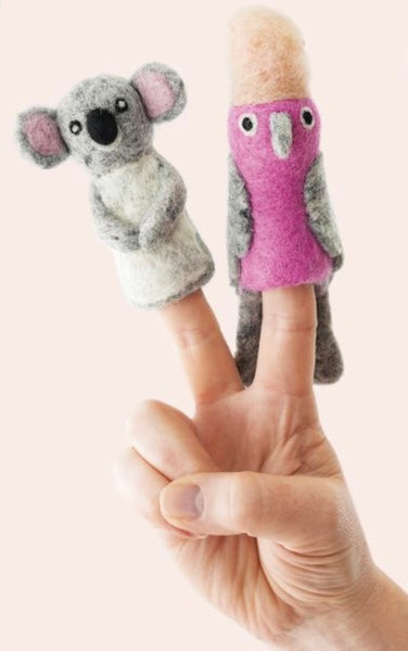 Finger puppet- Cockatoo