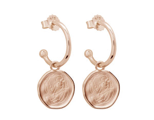 Motherhood Earrings Rose Gold