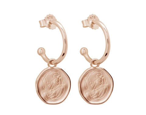 Motherhood Earrings Rose Gold