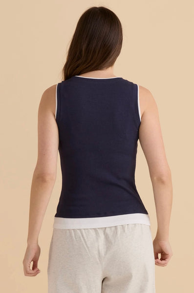 Thea Tank Top - Navy