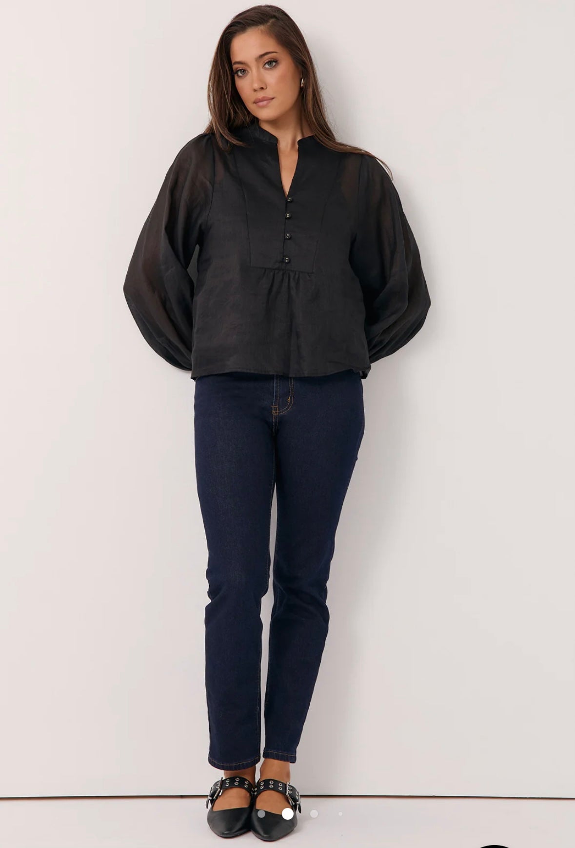 Lizzie Slim Leg Jean-Dark Wash