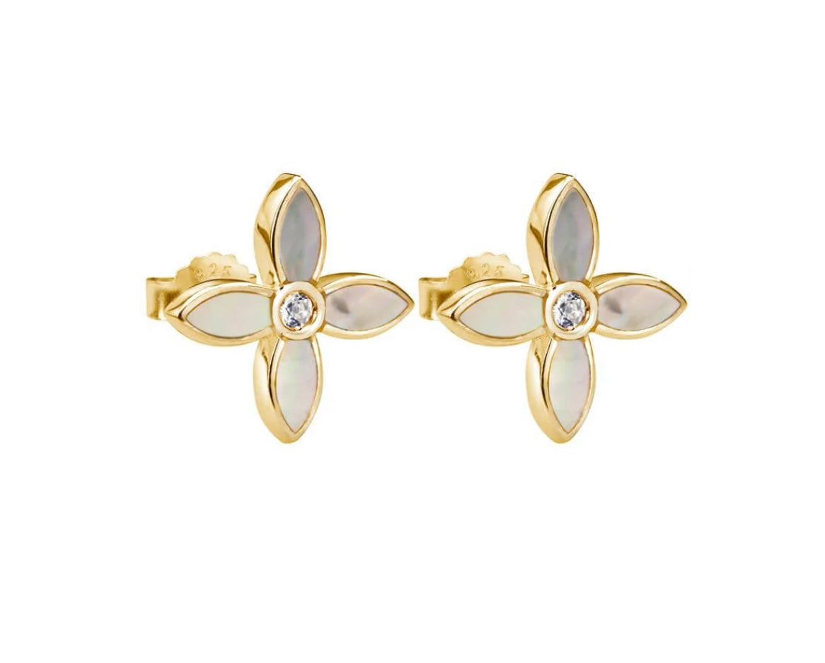 Desert Flower Floral Stud