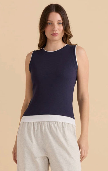 Thea Tank Top - Navy
