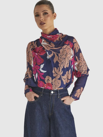 Magnetic Top - Pink Floral