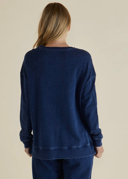 Easy Crew Sweat - Indigo Wash