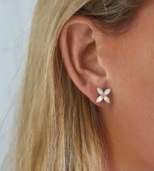 Desert Flower Floral Stud