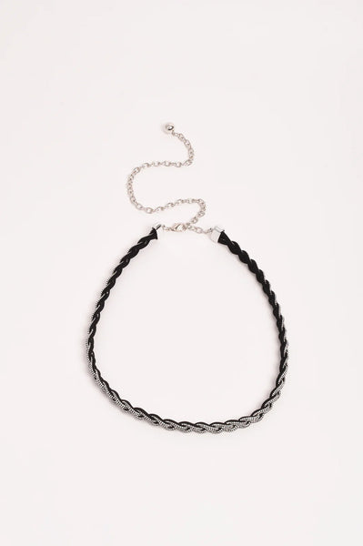 Plaited Diamante Event Belt
